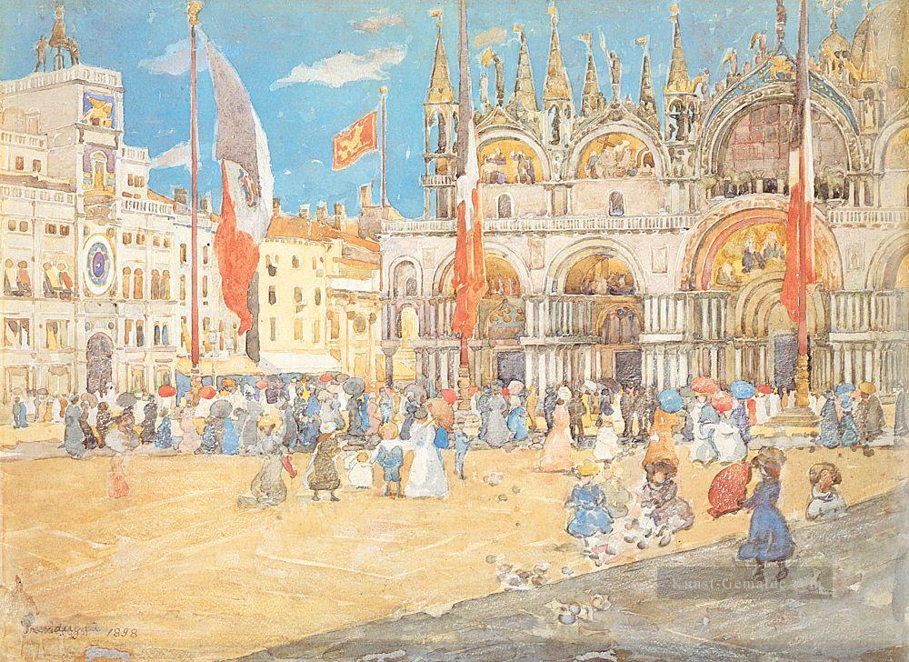 St Marks Venedig Maurice Prendergast Ölgemälde